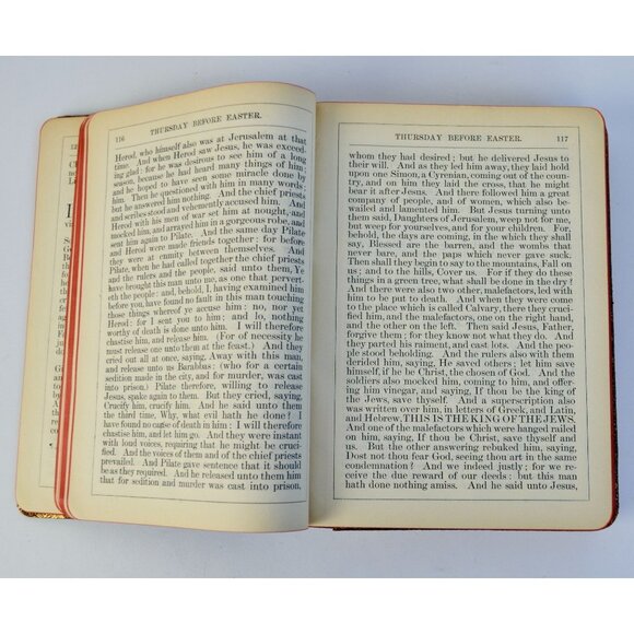 Common Prayer Hymnal 18921889 Protestant Episcopal Joined Books Antique - Picture 11 of 11